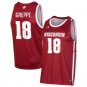Riccardo Greppi  #18 Wisconsin Badgers College  All  Red
