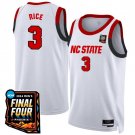 Rice  #3 NC State Wolfpack Final Four Patch College   White