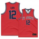 RJ Luis  #12 St. Johns University Vapor Patch NCAA   Red