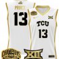 Sedona Prince  #13 TCU Horned Frogs 2025 Champions Patch   White Gold