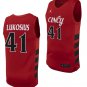 Simas Lukosius  #41 Cincinnati Bearcats 70s XII Patch   - Crimson