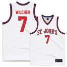 Simeon Wilcher  #7 St. Johns University Vapor Patch NCAA   White