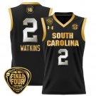 South Carolina Gamecocks Ashlyn Watkins  #2 Final Four Patch   Black Gold