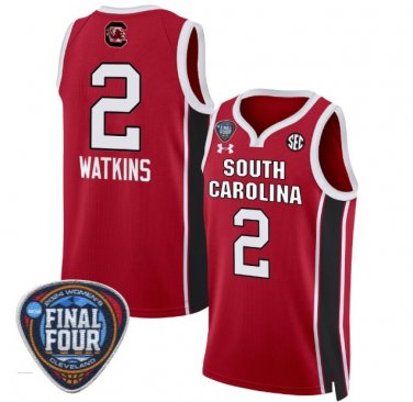 South Carolina Gamecocks Ashlyn Watkins  #2 Final Four Patch  All  Crimson