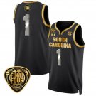 South Carolina Gamecocks Blank Name  #1 Final Four Patch   Black Gold