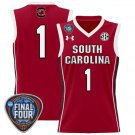 South Carolina Gamecocks Blank Name  #1 Final Four Patch  All  Crimson