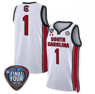 South Carolina Gamecocks Blank Name  #1 Final Four Patch  All  White