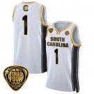 South Carolina Gamecocks Blank Name  #1 Final Four Patch  All  White Gold