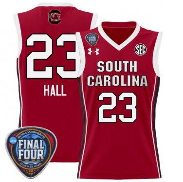 South Carolina Gamecocks Bree Hall  #23 Final Four Patch  All  Crimson