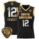 South Carolina Gamecocks Milaysia Fulwiley  #12 Final Four Patch   Black