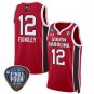 South Carolina Gamecocks Milaysia Fulwiley  #12 Final Four Patch   Crimson