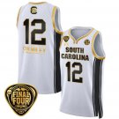 South Carolina Gamecocks Milaysia Fulwiley  #12 Final Four Patch   White Go