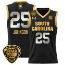 South Carolina Gamecocks Raven Johnson  #25 Final Four Patch   Black Gold