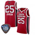 South Carolina Gamecocks Raven Johnson  #25 Final Four Patch  All  Crimson
