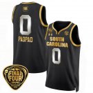 South Carolina Gamecocks Te-Hina Paopao  #0 Final Four Patch   Black Gold