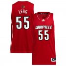 Spencer Legg  #55 Louisville Cardinals Vapor Patch College   - Red