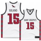 Steven Solano  #15 St. Johns University Vapor Patch NCAA   White