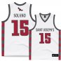 Steven Solano  #15 St. Johns University Vapor Patch NCAA   White