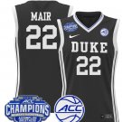 Taina Mair  #22 Duke Blue Devils 2025 ACC Champions Patch  All  Black
