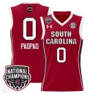 Te Hina Paopao  #0 South Carolina Gamecocks National Champions   - Crimson