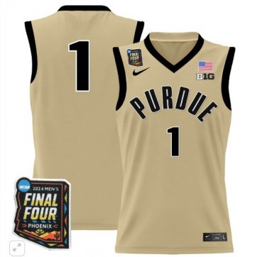 Team Blank Name  #1 Purdue Boilermakers Final Four Patch   Gold