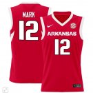 Tramon Mark  #12 Arkansas Razorbacks SEC Patch College   Scarlet