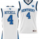Tre Mitchell  #4 Kentucky Wildcats SEC Vapor Patch College  All  White