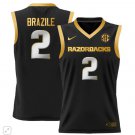 Trevon Brazile  #2 Arkansas Razorbacks SEC Patch College   Black Gold