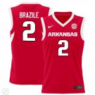 Trevon Brazile  #2 Arkansas Razorbacks SEC Patch College   Scarlet