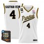 Trey Kaufman - Renn  #4 Purdue Boilermakers Final Four Patch   White