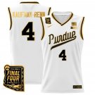 Trey Kaufman - Renn  #4 Purdue Boilermakers Final Four Patch   White Gold
