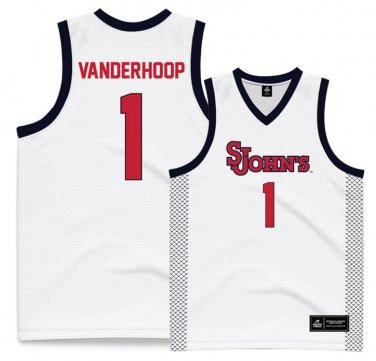 Vanderhoop  #1 St. Johns University Vapor Patch NCAA   White