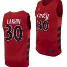Viktor Lakhin  #30 Cincinnati Bearcats 70s XII Patch   - Crimson
