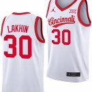 Viktor Lakhin  #30 Cincinnati Bearcats 70s XII Patch   White