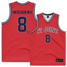 Vincent Iwuchukwu  #8 St. Johns University Vapor Patch NCAA   Red
