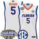 Will Richard  #5 Florida Gators 2025 SEC Tournament Champions Patch  White