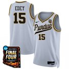 Zach Edey  #15 Purdue Boilermakers Final Four Patch   White