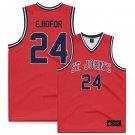 Zuby Ejiofor  #24 St. Johns University Vapor Patch NCAA   Red