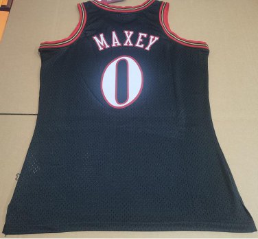 #0 Maxey 76ers M&N jersey black (heat pressed)