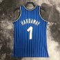#1 Hardaway Magic 1994-95 M&N heat pressed jersey blue