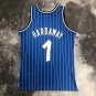 #1 Hardaway Magic 1994-95 M&N heat pressed jersey blue