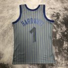 #1 Hardaway Magic 1994-95 M&N heat pressed jersey grey