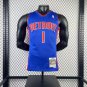 #1 Iverson Pistons 2008-09 M&N jersey blue (heat pressed)