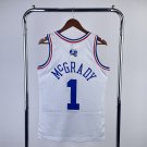 #1 Mcgrady 2003 All star games jersey white (heat pressed)