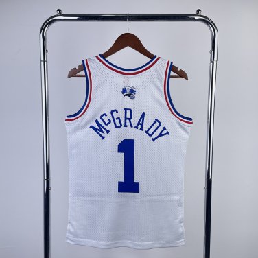 #1 Mcgrady 2003 All star games jersey white (heat pressed)