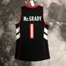 #1 Mcgrady Raptors 1999-00 M&N heat pressed jersey purple black