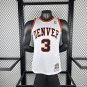 #3 Allen Iverson 2006-07 Nuggets M&N jersey white (heat pressed)