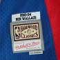 #3 Ben Wallace Detroit Pistons 2003-04 M&N jersey blue (heat pressed)
