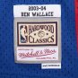 #3 Ben Wallace Detroit Pistons 2003-04 M&N jersey blue (heat pressed)