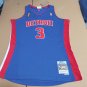 #3 Ben Wallace Detroit Pistons Dark Finals 2004 M&N Jersey blue (heat pressed)
